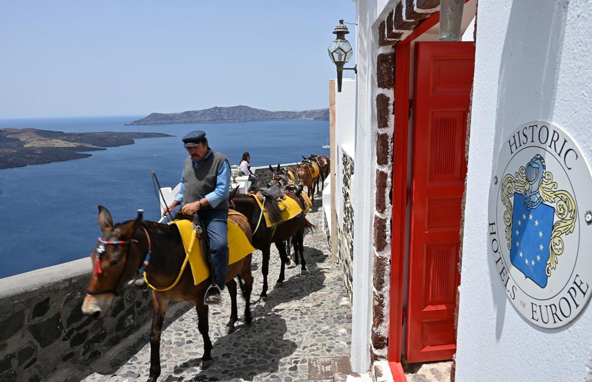 Aigialos Luxury Traditional Settlement Fíra Kültér fotó